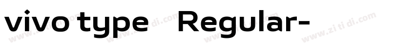 vivo type 简 Regular字体转换